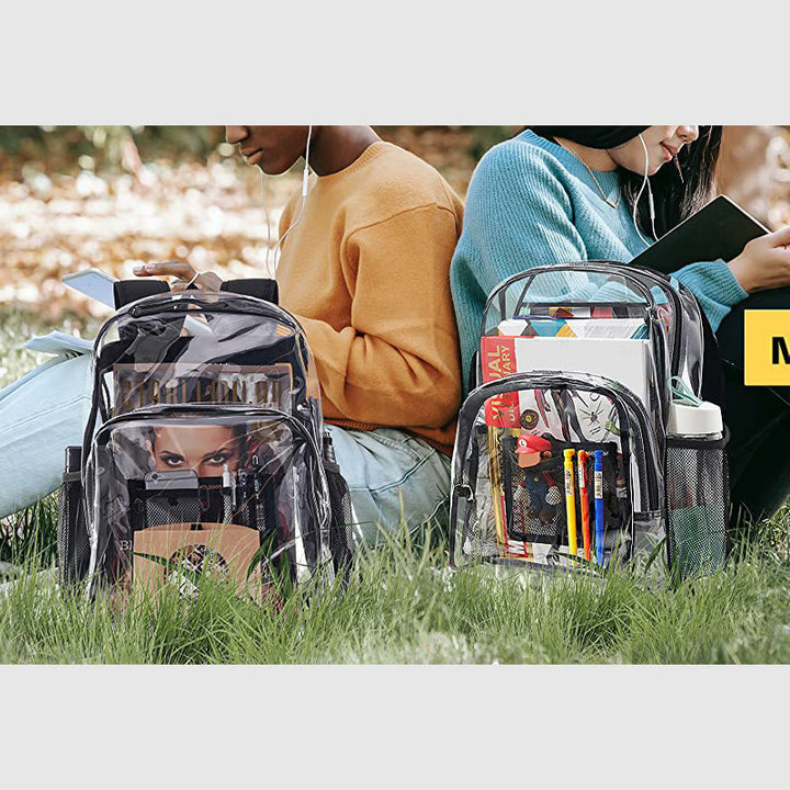 Rucksack für Schüler, transparentes PVC, Freizeit, täglicher Schulranzen
