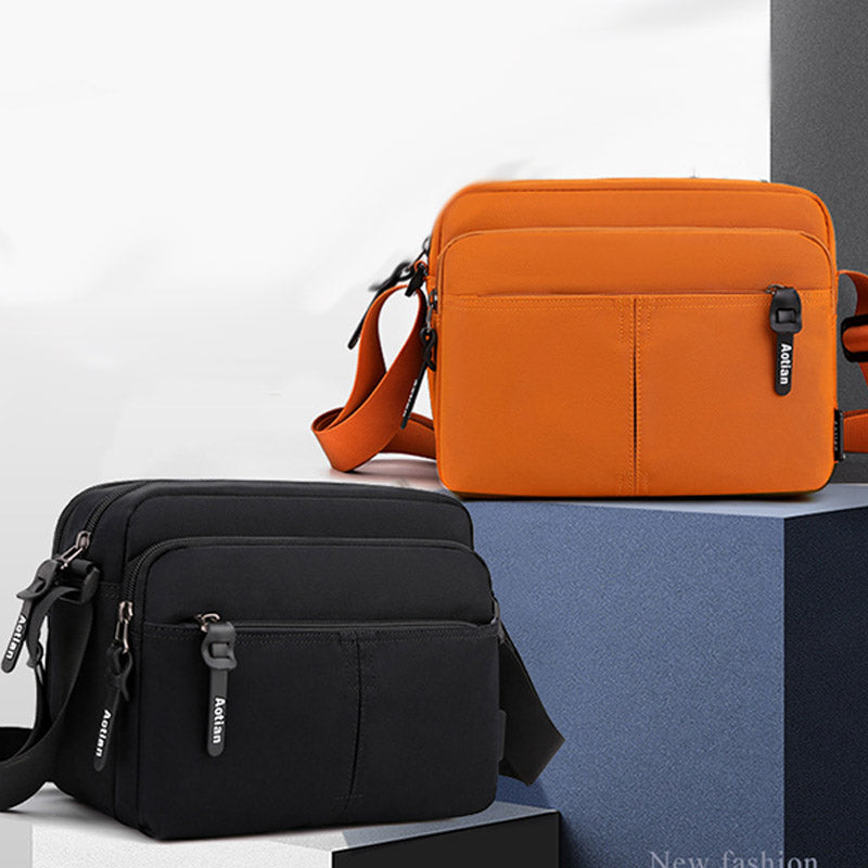 Unisex Leichte Casual Umhängetasche Mehrere Taschen Robuste Schulter Tasche Geldbörse