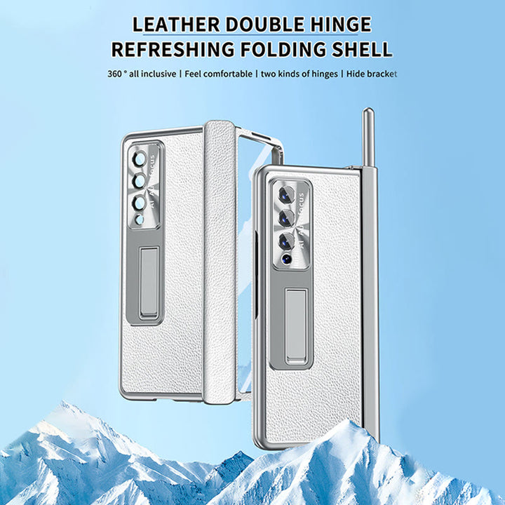 Telefonhülle für Z Fold 4 mit magnetischem Scharnier, klappbare Schutzhülle