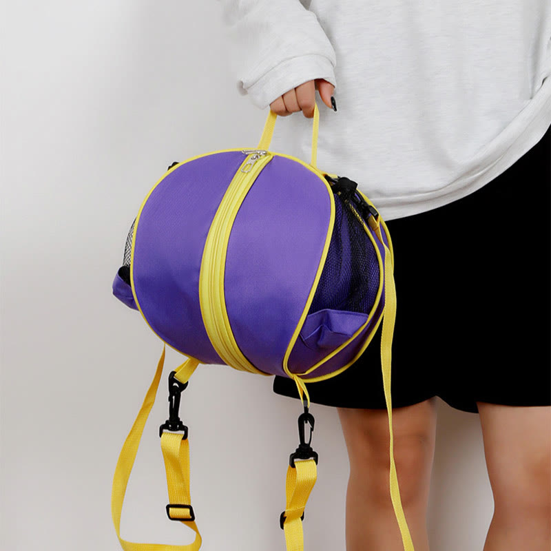 Basketballtasche für Erwachsene und Kinder, multifunktionaler Umhängetaschen-Rucksack