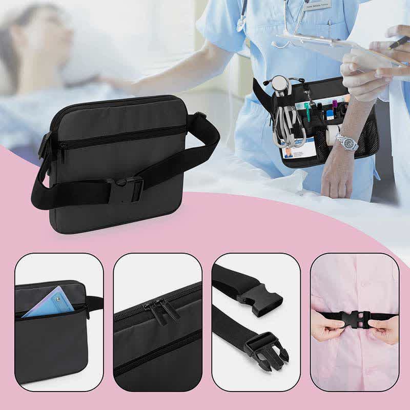Gürteltasche mit mehreren Steckplätzen für medizinische Ausrüstung, verstellbare Hüfttasche für Krankenschwestern