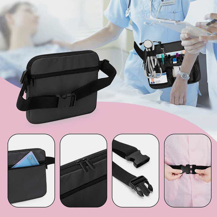 Gürteltasche mit mehreren Steckplätzen für medizinische Ausrüstung, verstellbare Hüfttasche für Krankenschwestern
