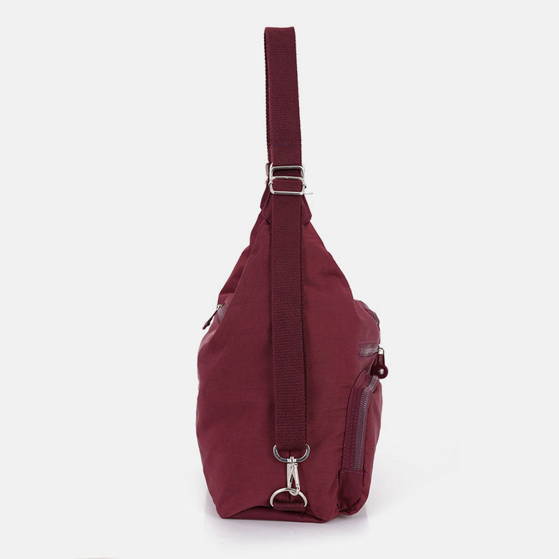 Nylon Hobo Handtaschen Umwandlungs-Rucksack Umhängetasche Schultertasche