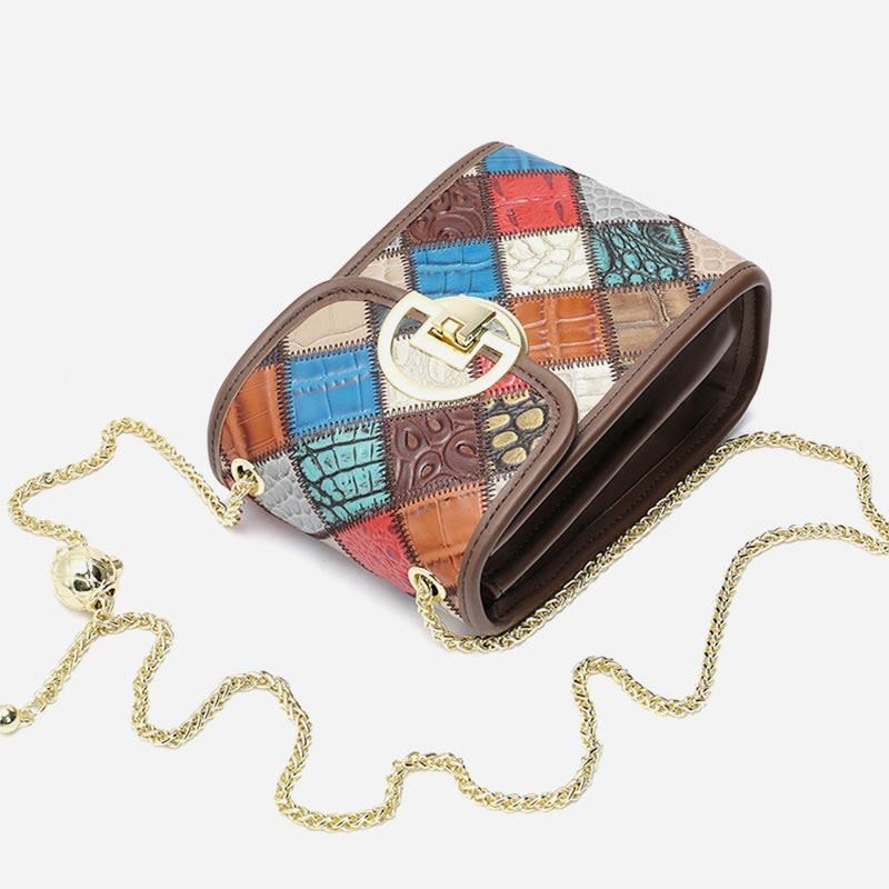 Handytasche für Damen, Mini-Umhängetasche aus echtem Leder