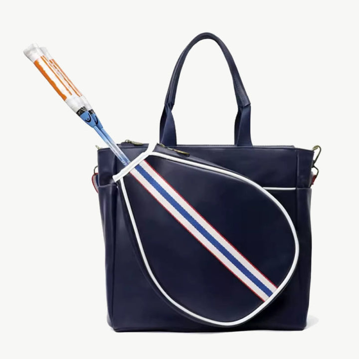 Padel Tennis Schläger Tasche Minimalist Leder Hand Held Sport Tote