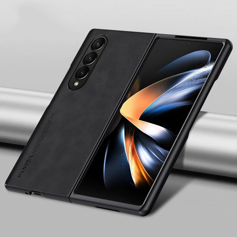 Frosted Handyhülle für Samsung Schützende flexible Lederhülle