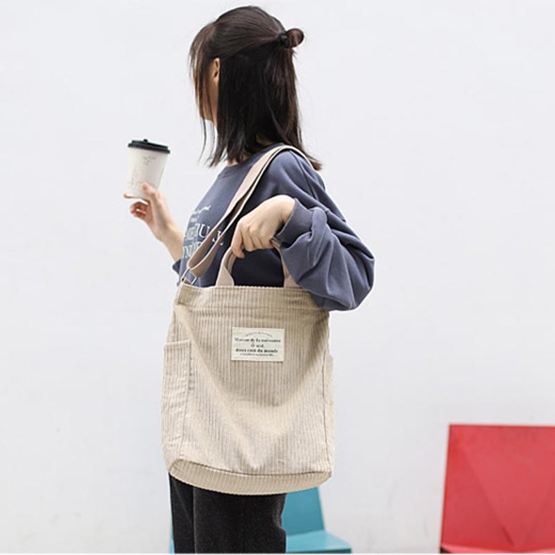 Tragetasche für Damen, Retro, große Reisehandtasche aus Canvas