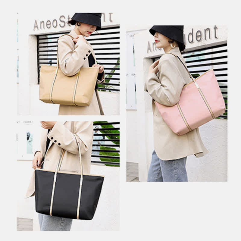 Robuste Tragetasche, Umhängetasche für Damen, große Kapazität, Nylon-Handtasche