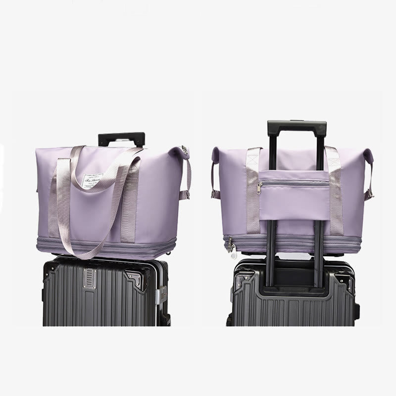 Große Reisetasche für kurze Reisen, praktische, zusammenklappbare Reisetasche für Damen