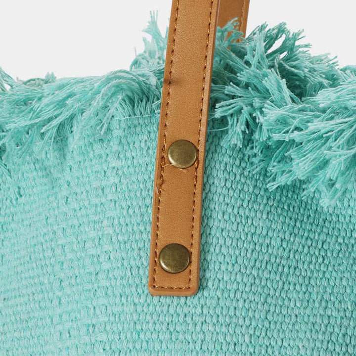 Canvas-Einkaufstasche, Sommer-Signatur, extragroße Schulterhandtasche, Geldbörsen