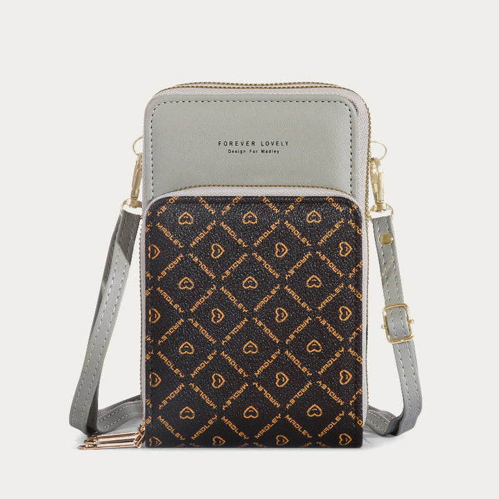 Handytasche für Damen, mehrere Farben, berührbarer täglicher Lederclip