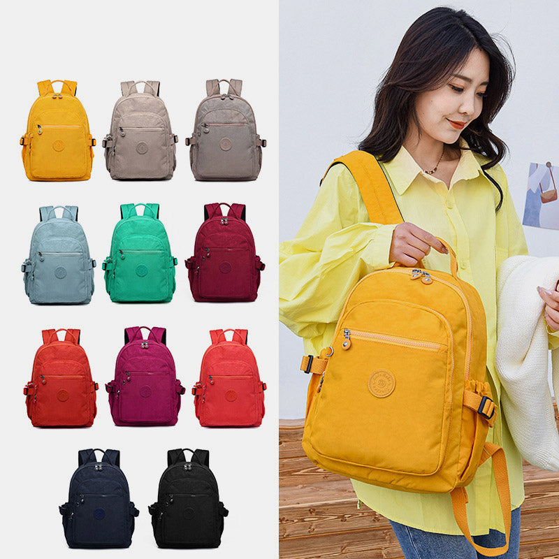 Leichter, wasserdichter Rucksack für Damen und Herren, lässiger Reise-Tagesrucksack, mehrfarbig optional