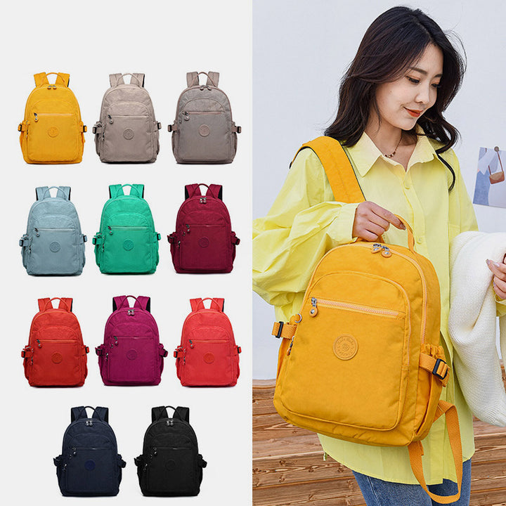 Leichter, wasserdichter Rucksack für Damen und Herren, lässiger Reise-Tagesrucksack, mehrfarbig optional