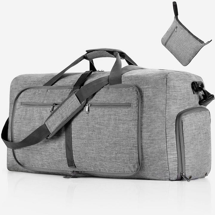 Aufbewahrungstasche für unterwegs, zusammenklappbar, tragbar, große Kapazität, Fitness-Reisetasche