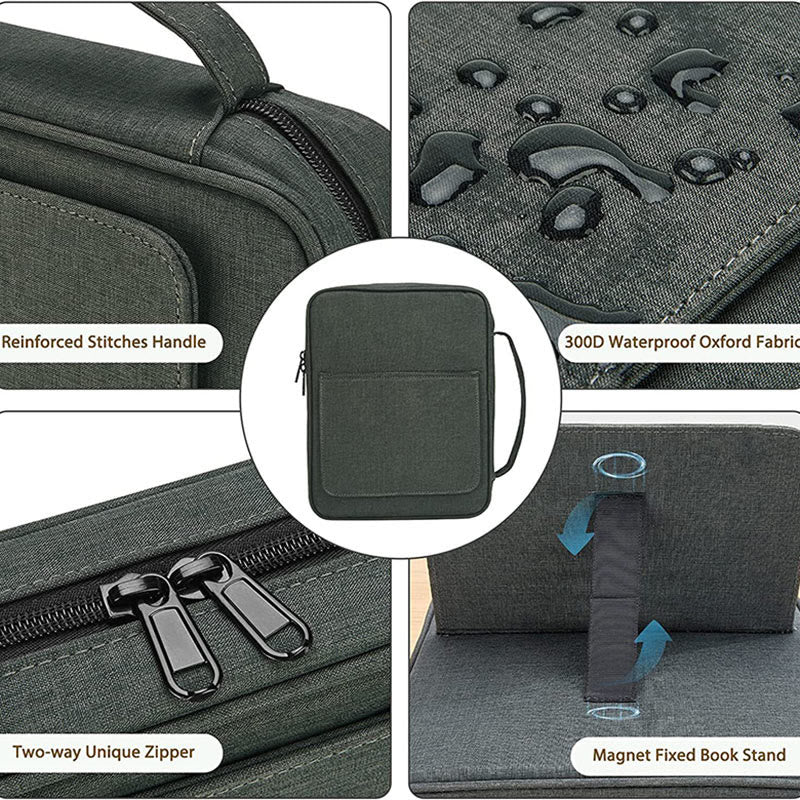 Handtasche für Studienbuchhülle, Bibelhülle, Lesehalter