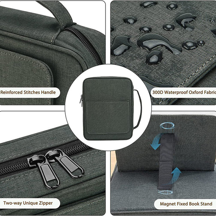 Handtasche für Studienbuchhülle, Bibelhülle, Lesehalter