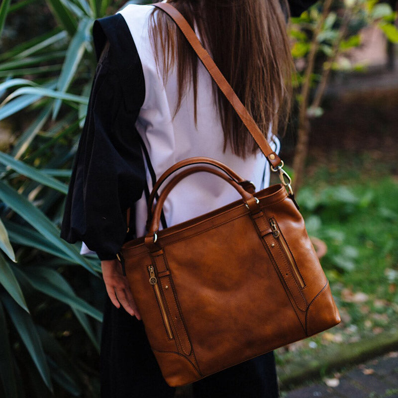 Retro Frauen Tragetaschen Schultertasche Handtasche Satchel wasserdichte Reise Handtasche
