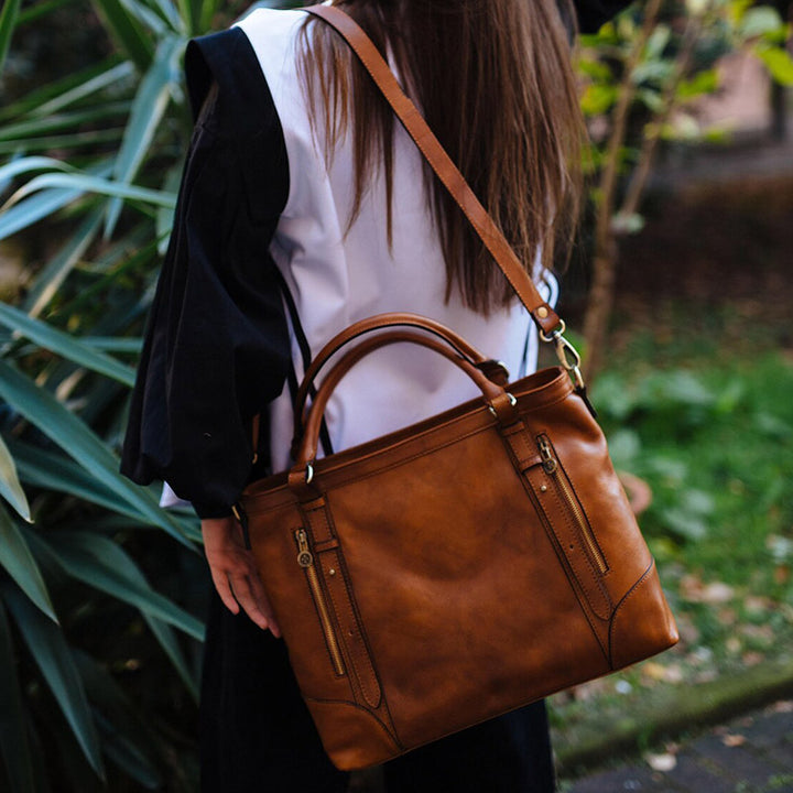 Retro Frauen Tragetaschen Schultertasche Handtasche Satchel wasserdichte Reise Handtasche