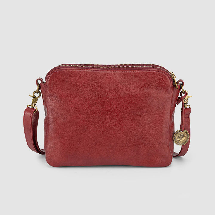 Weiche PU-Clutch mit mehreren Taschen, Vintage-Umhängetasche