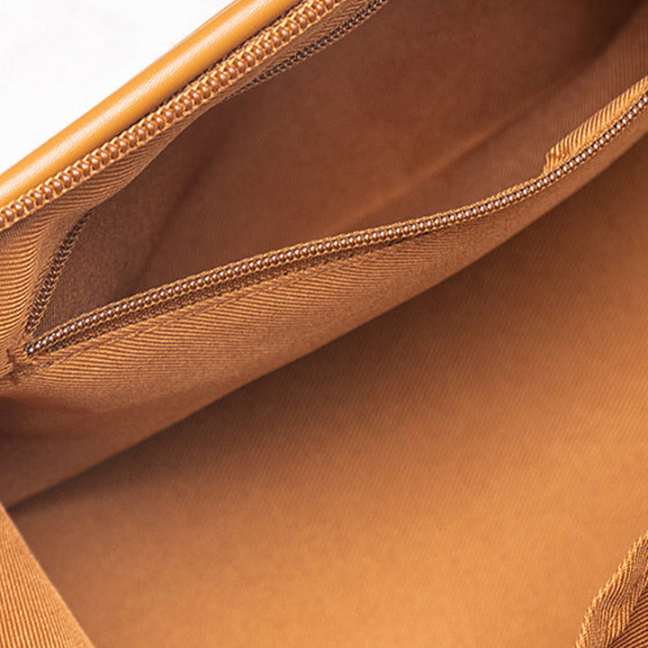 Make-up-Tasche für Damen, tragbare Reise-Kulturtasche aus Leder