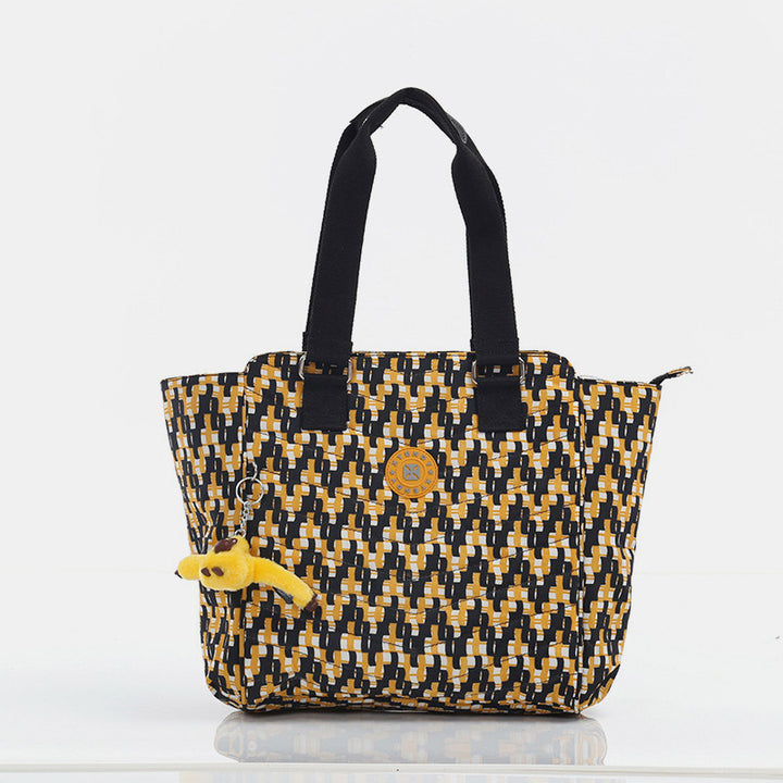 Nylon-Tragetasche für Damen, wasserdicht, groß, gesteppt, Schultertasche, Handtasche