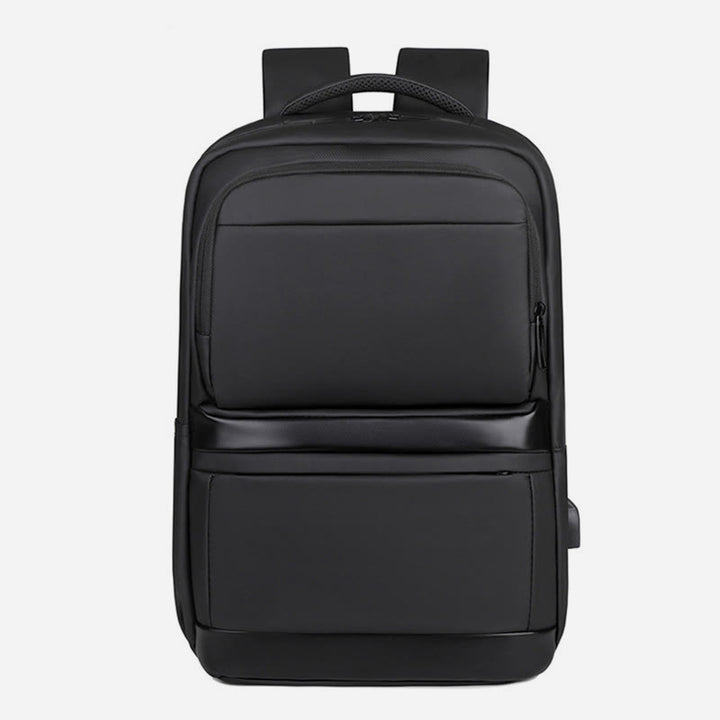 Sanfter Rucksack für Männer mit USB-Ladefunktion, große Business-Laptoptasche