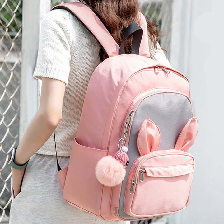 Süßer Häschen-Rucksack mit großer Kapazität