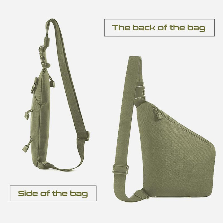 Schultertasche für Männer, Radfahren, Bergsteigen, Sport, Crossbody, Brusttasche
