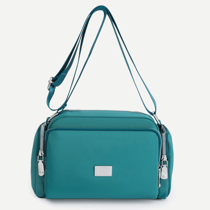 Umhängetasche für Damen, breiter Riemen, leichte Schultertasche aus Nylon