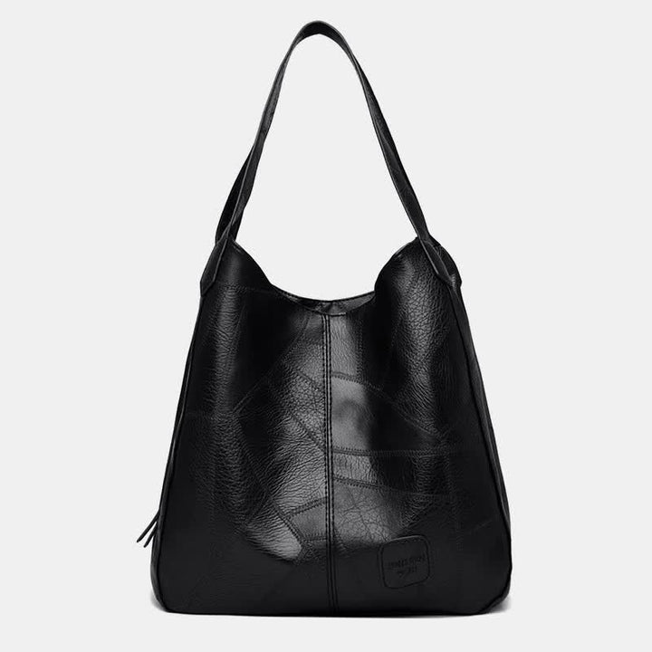 Große Kapazität Simply Fashion Umhängetasche Dreilagige Hobo Bag