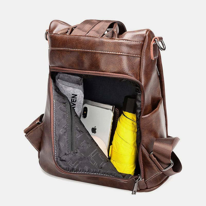 Diebstahlsicherer multifunktionaler Retro-Rucksack