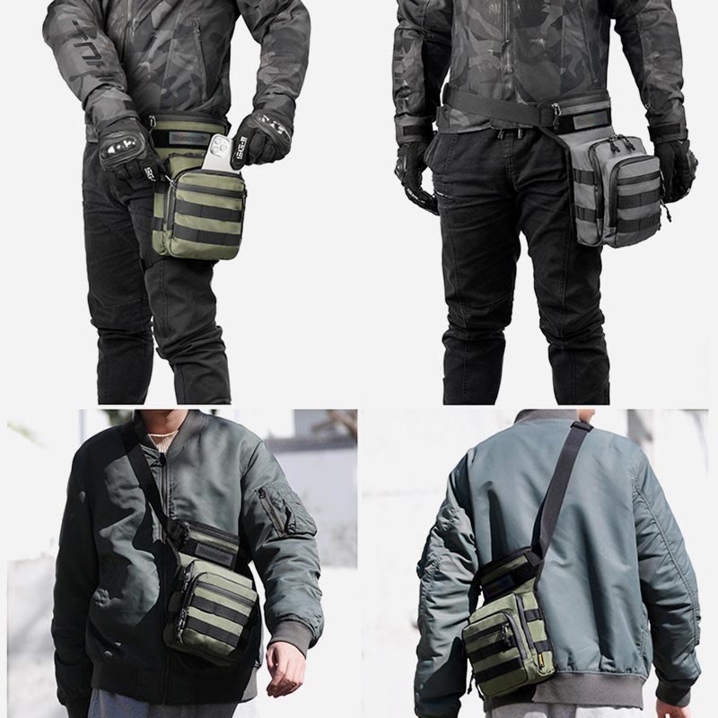 Beintasche für Männer, Reisen, Outdoor, Motorradfahren, multifunktionale Tasche