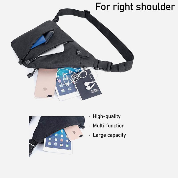 Schultertasche für Männer, Radfahren, Bergsteigen, Sport, Crossbody, Brusttasche