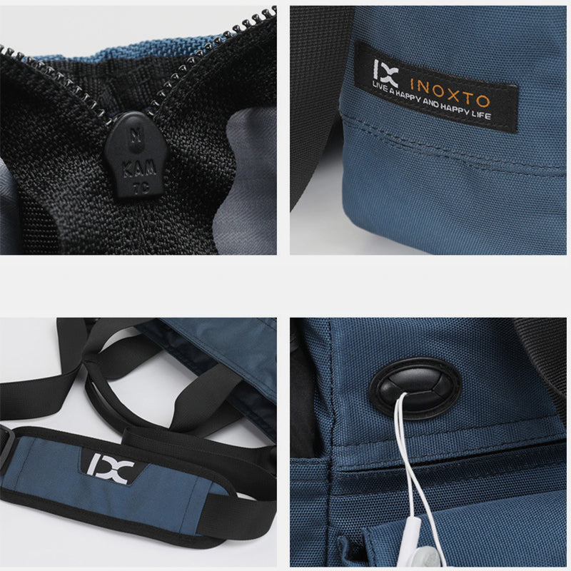 Skalierbare Umhängetasche mit großem Fassungsvermögen und mehreren Taschen