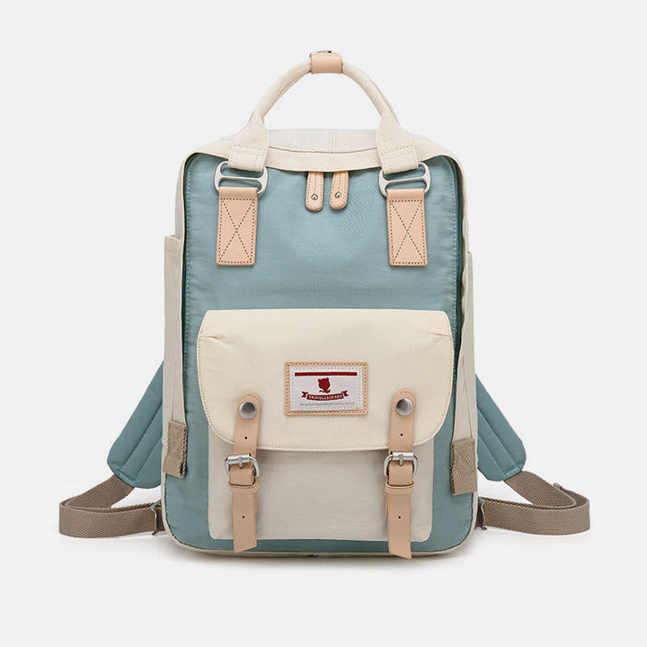 Wasserdichter Reiserucksack im Vintage-Stil im College-Stil