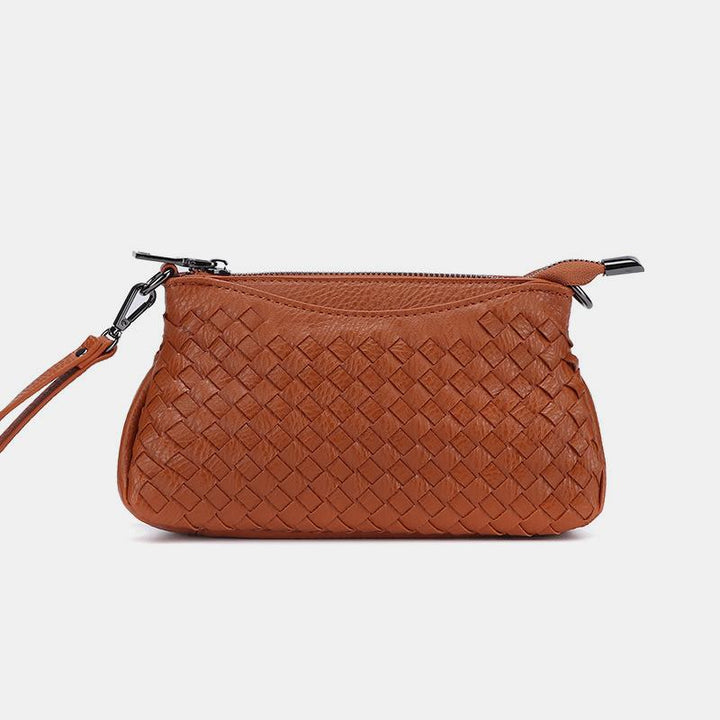 Stilvolle gewebte Umhängetasche mit Armband