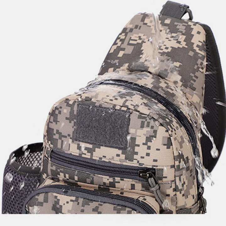 Camouflage Wasserdichte Multifunktionale Schultertasche Für Den Außenbereich