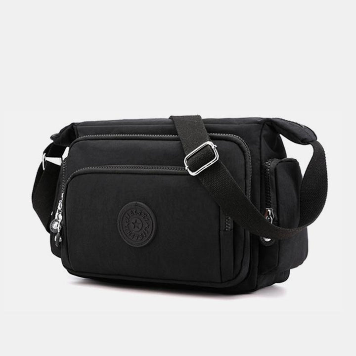Wasserdichte, solide Umhängetasche mit mehreren Taschen - Schwarz - image 20
