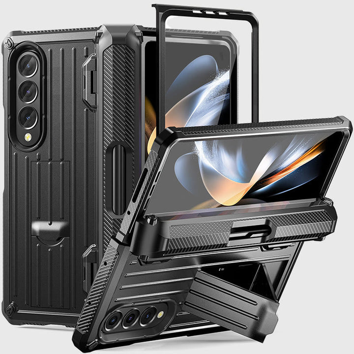 Handyhülle mit Halterung für Samsung Bruchsichere Schutzhülle