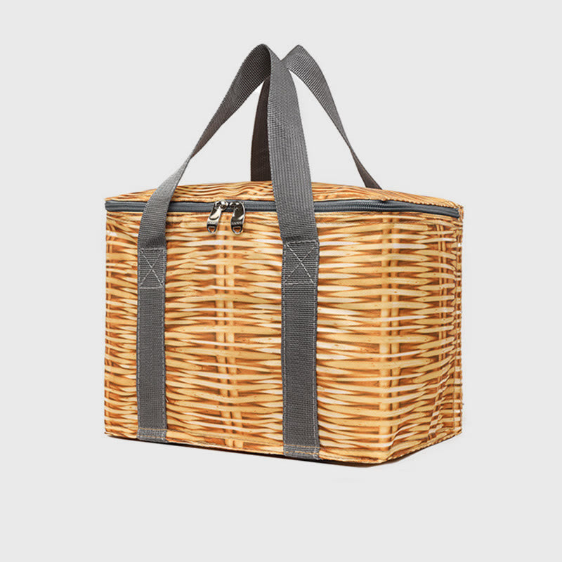 Kühltasche für unterwegs, faltbar, dicke Isolierung, Picknicktasche