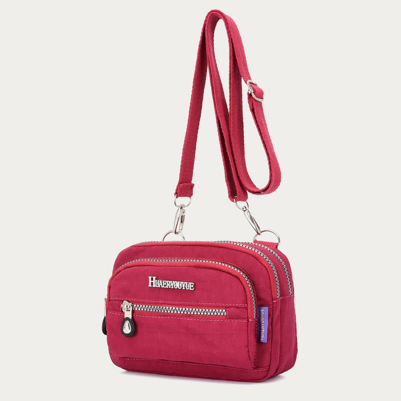 Umhängetasche für Damen, lässig, verstellbarer Riemen, Nylon-Gürteltasche