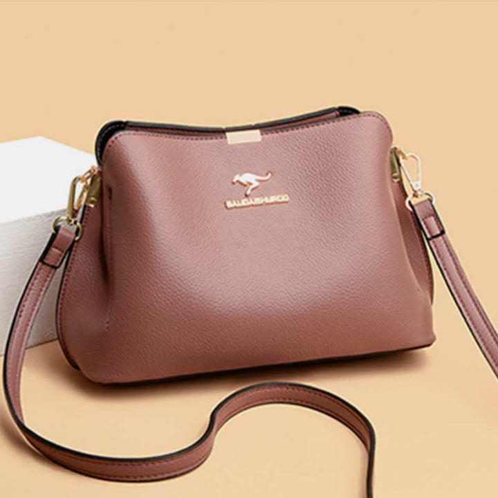 Kleine Umhängetasche aus Leder, Handtaschen, Geldbörsen, dreifache Crossover-Schultertasche