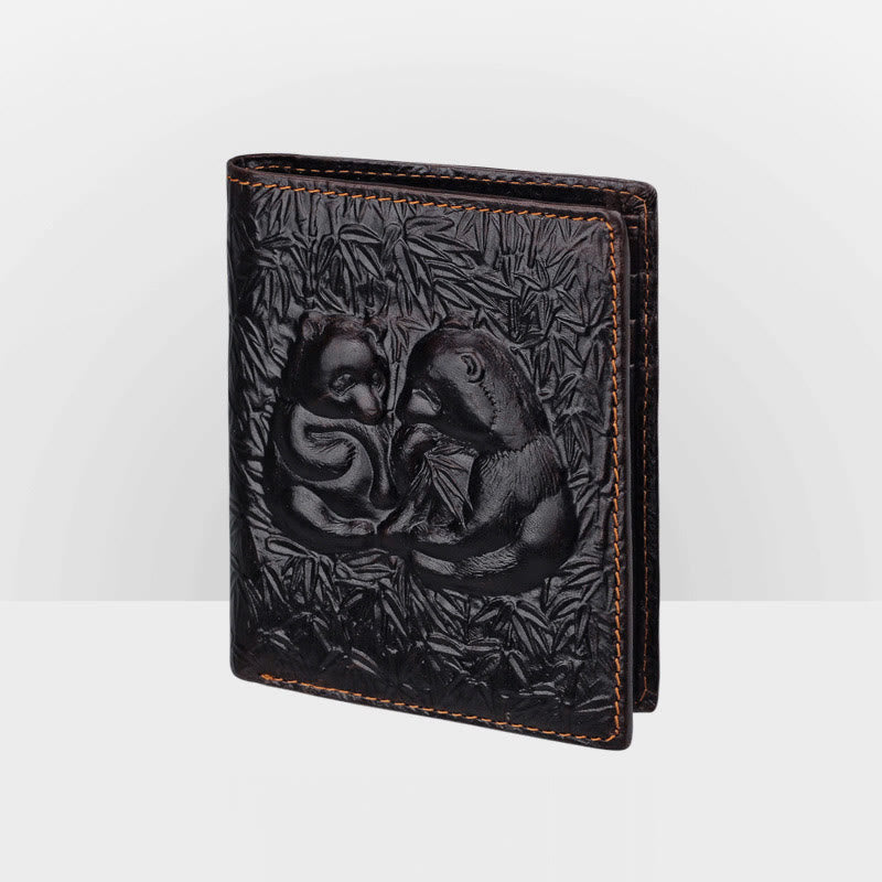 Echtes Leder Krokodil Gravur Brieftasche Retro Bifold Brieftasche