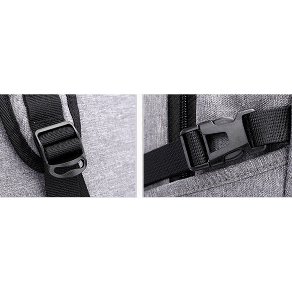 Diebstahlsicherer Reise-Business-Rucksack mit Schloss und USB-Ladeanschluss
