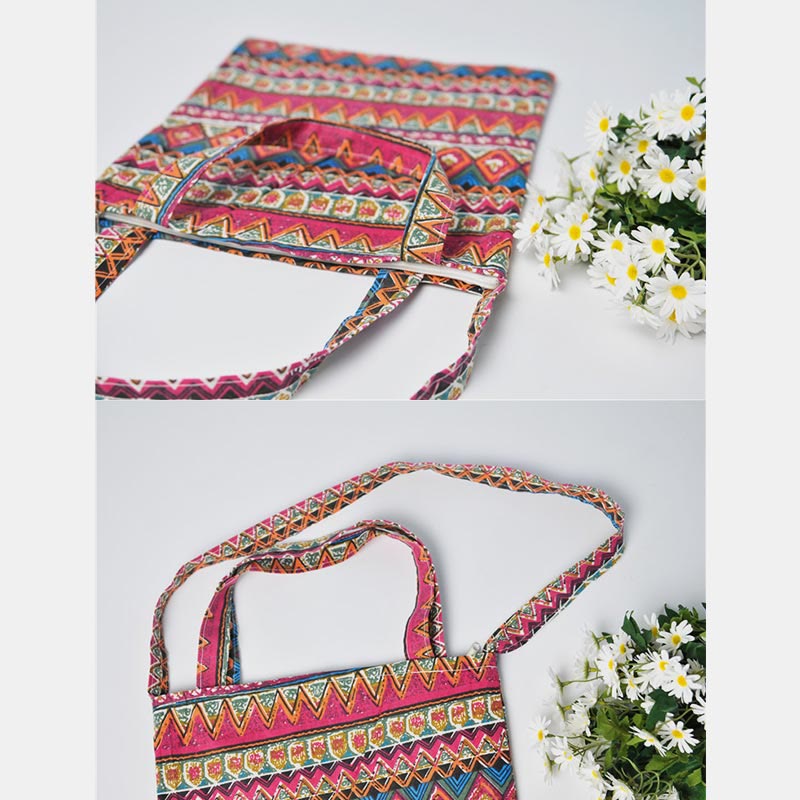 Tragetasche für Damen, handgefertigt, aus Baumwollleinen, individuelle Schultertasche