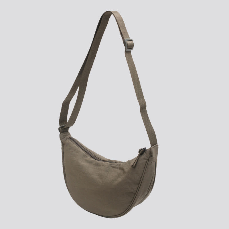 Umhängetasche für Damen aus Nylon im Knödel-Stil, Einkaufs-Schultertasche