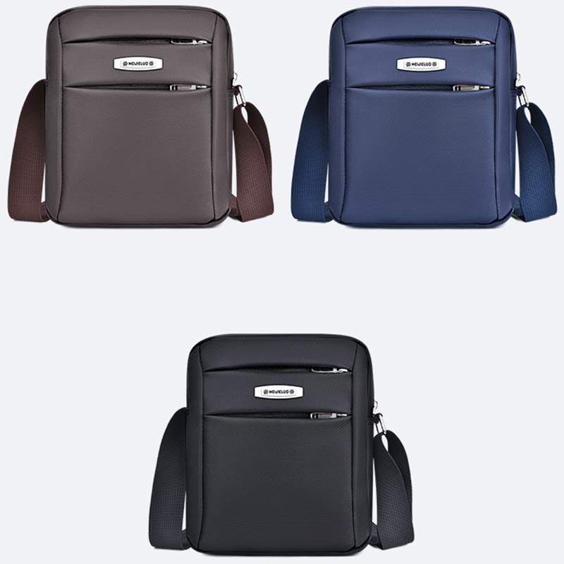 Messenger Bag für Herren, minimalistischer, leichter, lässiger Umhängerucksack
