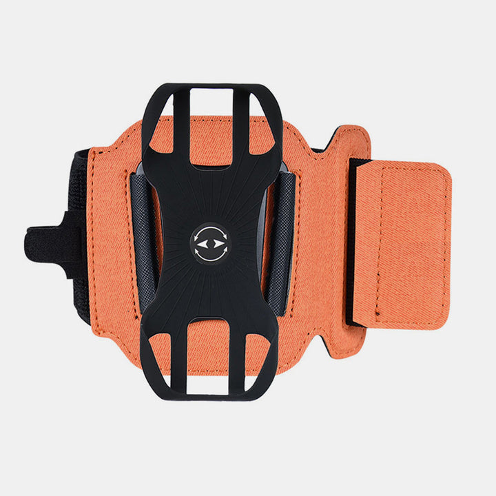 360° drehbarer Laufarmband-Telefonhalter, passend für alle 4,5-7-Zoll-Smartphones