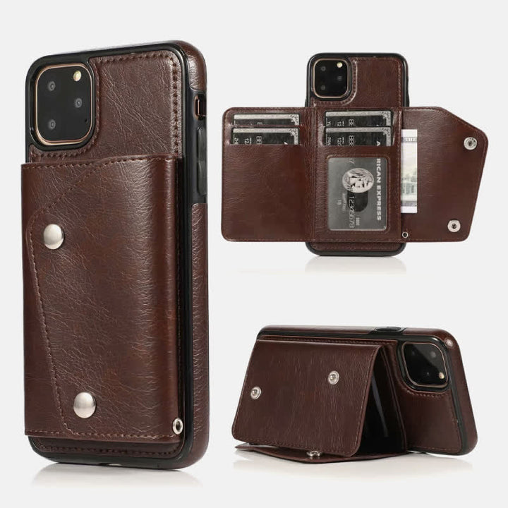 Multifunktionale Wallet Case Handyhülle für iPhone