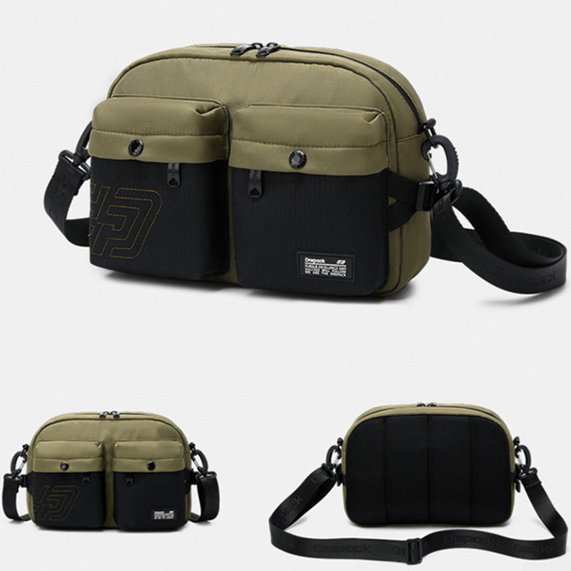 Messenger Bag für Herren, Streetwear, mittelgroße Umhängetasche für die Schule und die Arbeit
